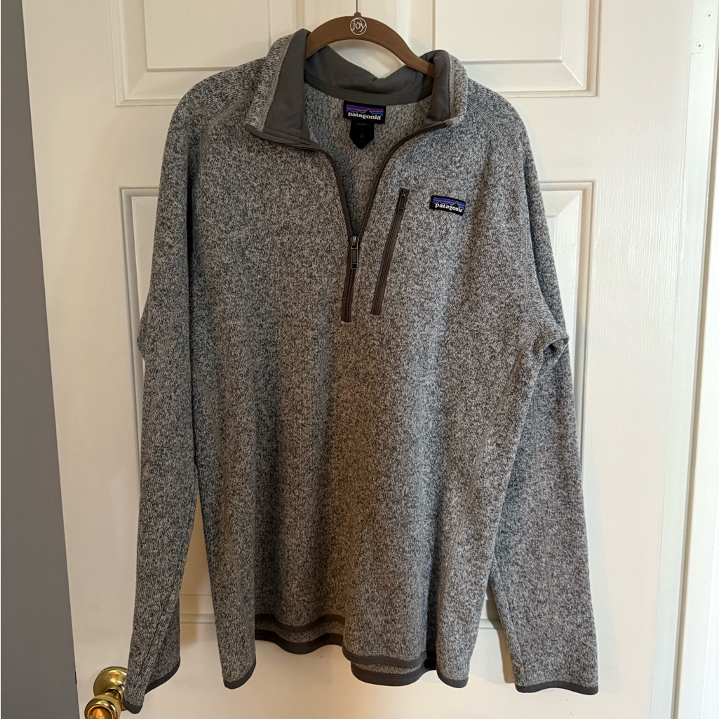 Patagonia Gray Better Sweater 1/4 Zip